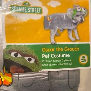 Oscar the grouch pet costume